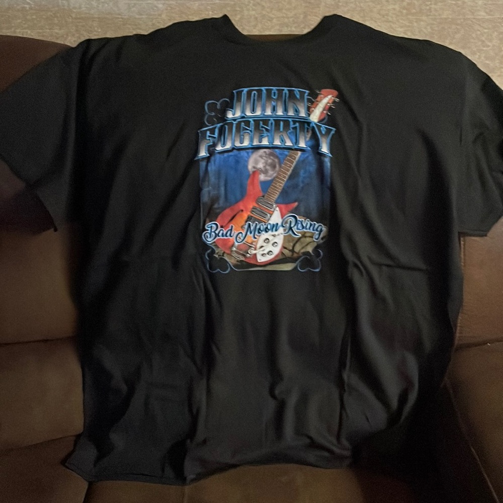 John Fogerty - Black Graphic Tee - Bad Moon Rising